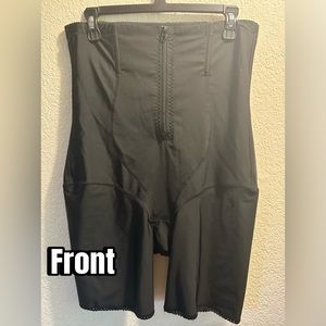 Zip up corset style girdle/waist trainer with butt lift (Faja)